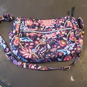 Vera Bradley Quilted Floral Crossbody Bag - Purple